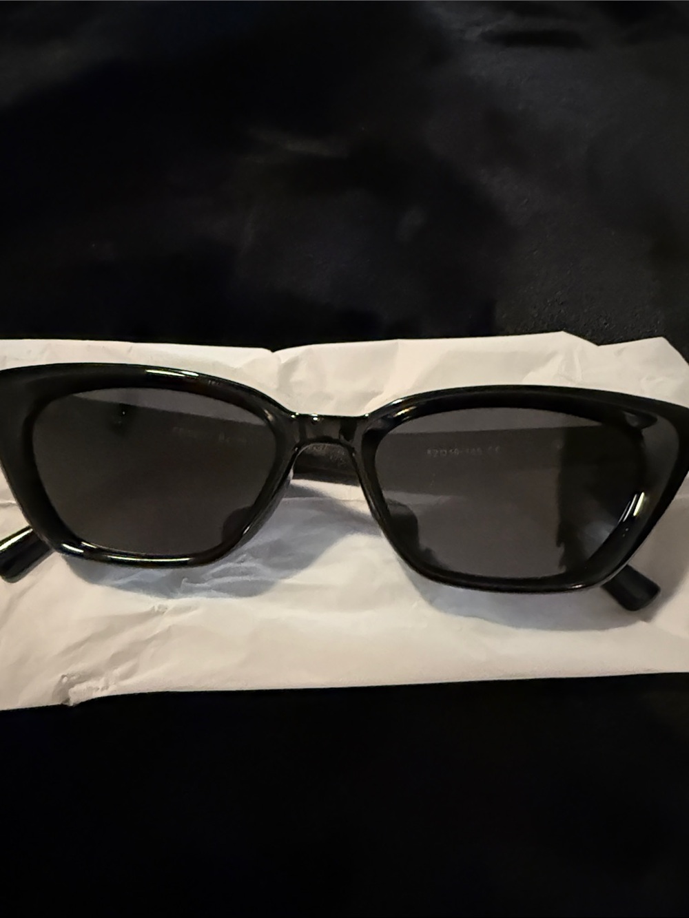 Classic Black Cat-Eye Sunglasses